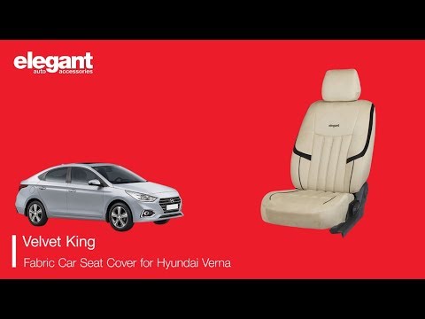 Hyundai Verna Accessories | Verna Seat Cover | Verna Seat Cover Designs (Velvet King)