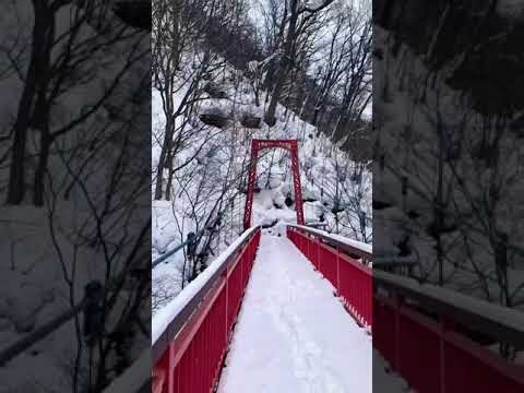 北海道定山溪温泉二见吊桥