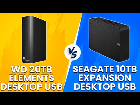 WD 20TB Elements Desktop USB vs Seagate 10TB Expansion Desktop USB - Which One Has Better Quality?