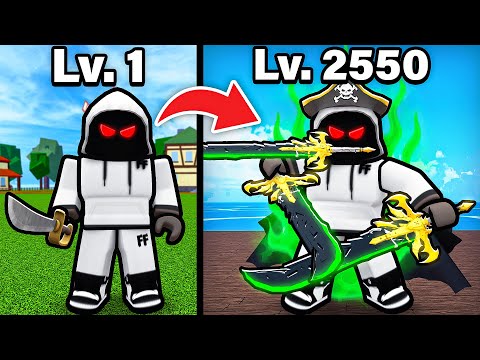 NOOB To PRO Using ONLY SWORDS.. (Blox Fruits)