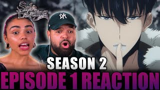 JINWOO IS BECOMING UNSTOPPABLE! | Solo Leveling Season 2 Episode 1 Reaction