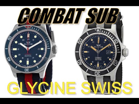 Glycine Combat Sub:  Affordable Swiss DIVER