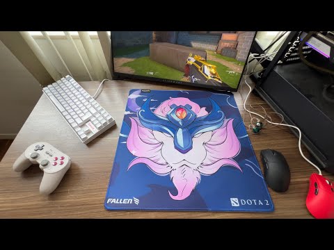 Testando Mousepad da Fallen Store | Dota 2 Sagan Speed++ | Boa opção nacional