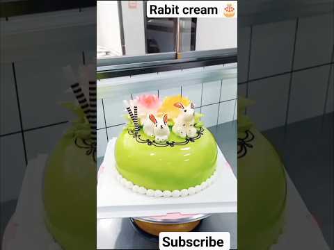 Rabit cream Cack 🎂#shorts#cooking #baking #trending #ytshorts #youtube