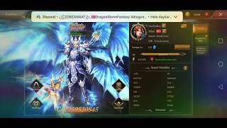 Dragon storm fantasy karakter tanıtımı 164 Server 129 lvl 265 milyon güç