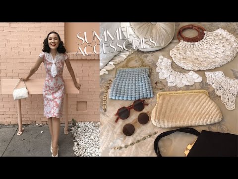 My 5 Most Worn Summer Accessories 2023 - Vintage Style | Carolina Pinglo