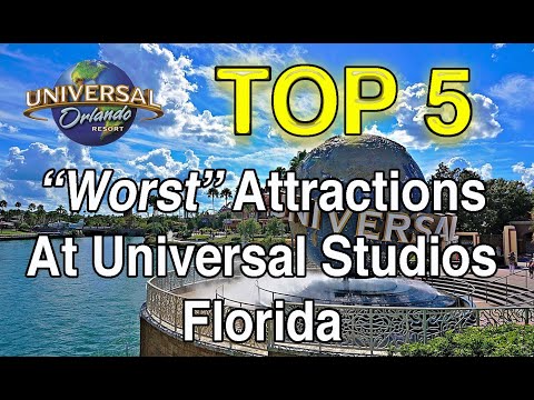 Top 5 "Worst" Attractions At Universal Studios