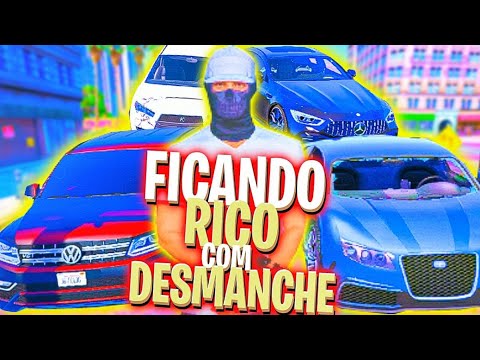 FAZENDO 500 MIL COM DESMANCHE no GTA RP