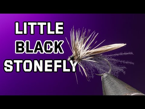 Little Black Stonefly Fly Pattern | Fly Tying Tutorial