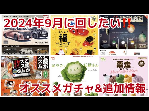 【2024年9月に回したい‼️】最新新作ガチャ情報からオススメ商品をまとめてみたので参考にして下さい😊#ミニチュア #ガチャガチャ #カプセルトイ #レトロ#新商品#発売情報『ガチャ活』