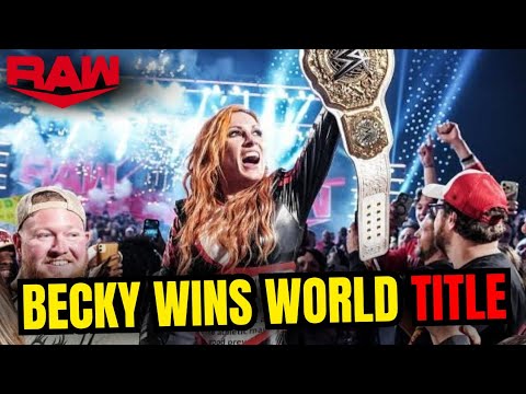 WWE RAW Review (04/22/2024) | Becky Lynch Wins World Title!