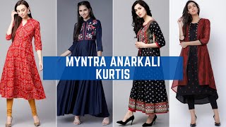 Myntra Anarkali Kurtis Collection haul 2021 | Online Shopping of Myntra Anarkali Kurti on Myntra.com