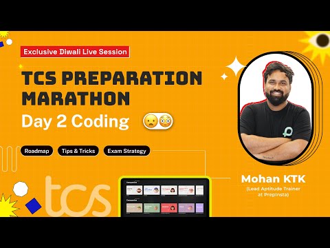 TCS Preparation Marathon 2025 | Day-2 Coding