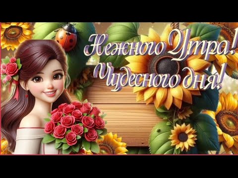 Пусть в душе твоей всегда сияет солнце! ☀️🌈🕊 НЕЖНОГО УТРА~ ЧУДЕСНОГО ДНЯ! Музыкальная открытка