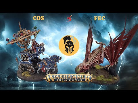 Age of Sigmar: NEW Cities of Sigmar vs Flesh Eater Courts: Settler's Gain vs Feast Day!!