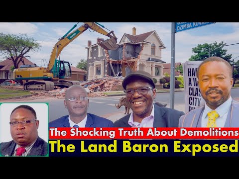 WATCH BREAKING LIVE; Zanu Pf Land Baron EXPOSED; The Shocking Truth About Harare Cruel Demolitions