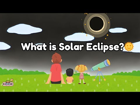 What is solar eclipse educational video simple explained for kids 2024