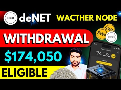 watcher node withdrawal | denet storage app withdrawal  | denet storage withdrawal | denet referral