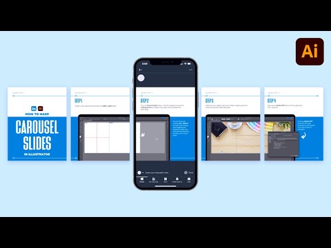 Make Carousel Slides for LinkedIn with Adobe Illustrator