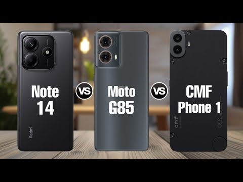 Redmi Note 14 5G Vs Moto G85 5G Vs CMF Phone 1 5G