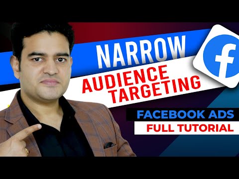 Narrow Targeting Facebook Ads | How To Target Specific Audience on Facebook Ads | #facebookads