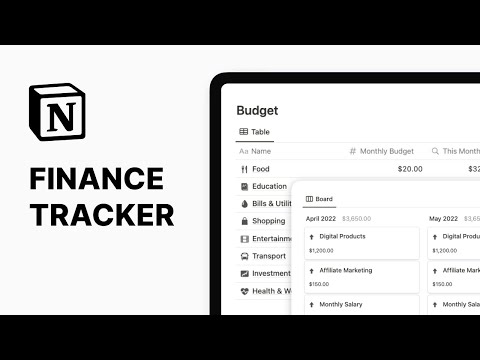 How I use Notion to organize my finances