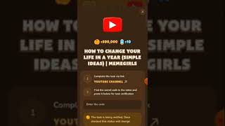 How to Change your Life in a Yea Memefi Video Code