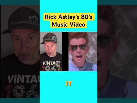 My Reaction To Rick Astley’s 80’s Music Video #80skid #mtv #vh1 #growingup