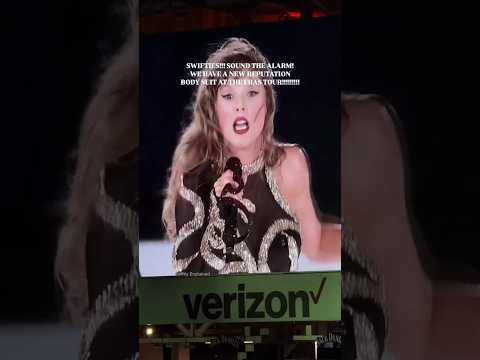 This is why you should not sit next to a Reputation TV stan at the Eras Tour new outfit...