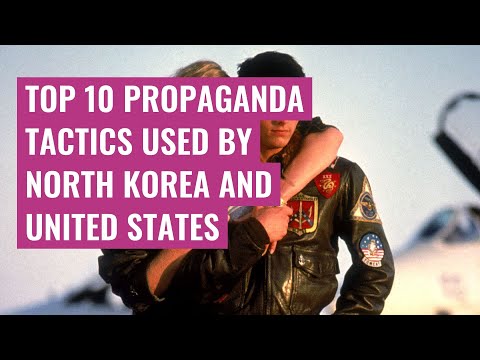 Top 10 propaganda tactics used by North Korea and United States