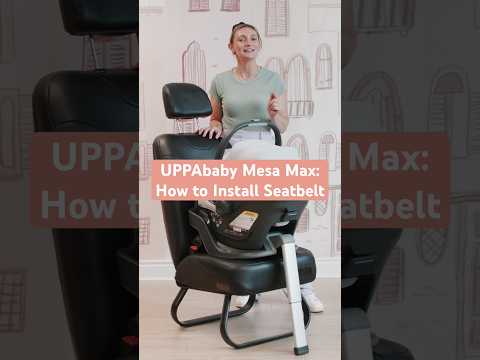 Mesa Max Seatbelt Install #babycarseat #baby #carseatsafety