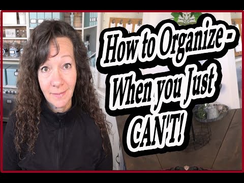 Organizing - For When you just CAN'T!