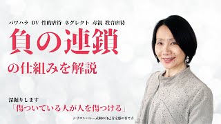 【負の連鎖の仕組み解説〜パワハラ•DV•性的虐待•ネグレクト•毒親•教育虐待、「傷ついている人が人を傷つける」を深掘り】