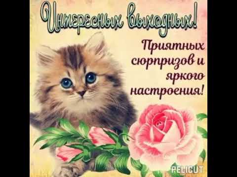 Хороших выходых! #позитив #хорошеенастроение #открытка #добрыйдень #выходной