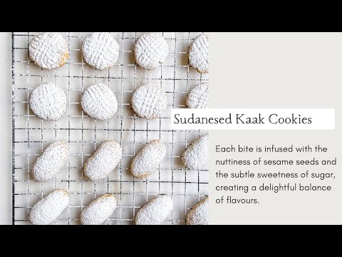 Sudanese Kaak Cookies | Cooking with Zahra