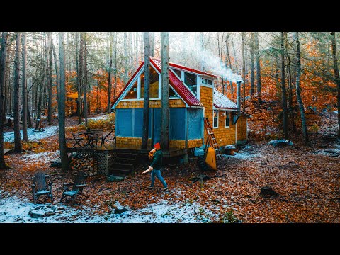 First Snow ❄️ Simple Living in the Rural Mountains