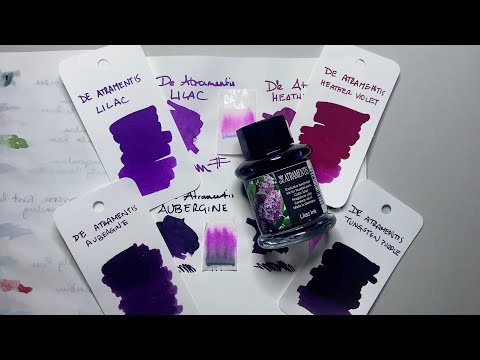 De Atramentis: Four 'Purple' Inks