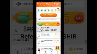 Rozdhan app money earning tips subscribe my channel #funny #rap #money #earningapp