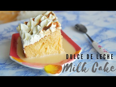 Dulce de leche Milk Cake || DDL Tres leches cake || Asheescookbook