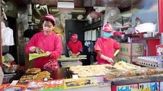 大阪難波駅名物キャベツ焼き140円