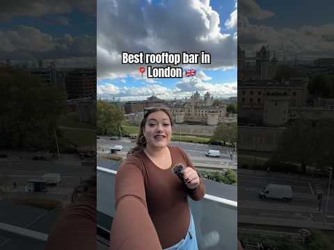 Best Rooftop Bar in London #rooftopbar #bestoflondon #citizenm #londonbar