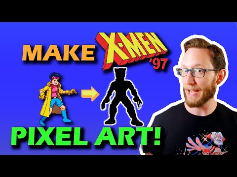 Let's Learn How to Make Wolverine Pixel Art, X-Men 97 Style!