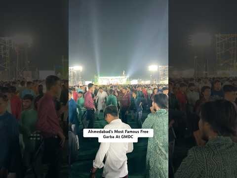 Ahmedabad Famous Free Garba At GMDC #garba #navratri #trending #shorts #garbanight #gujaratistatus