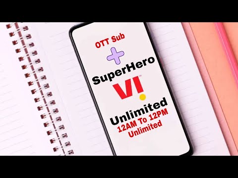 Vi SuperHero Unlimited Plans Unlimited 12AM TO 12PM