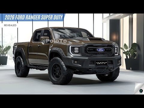 2026 Ford Ranger Super Duty Revealed - The newest version of Ranger will be coming soon!