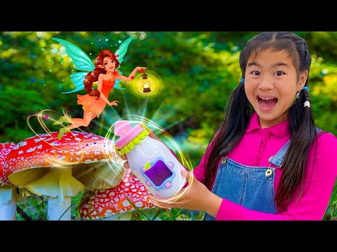 Jannie and Eric Pretend Play with a Magic Fairy | Fairy Tales for Kids