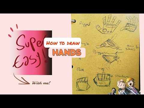 How to draw HANDS 🤚🖐️✊👊: anime drawing step by step for beginners 🎨 #TheAniDRAWer #howto #drawing