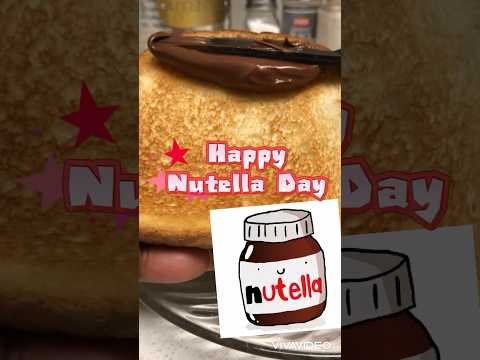 Happy Nutella Day #celebration #nutella #subscribe