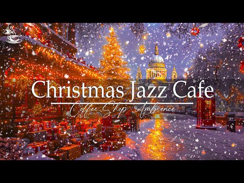 Christmas Jazz Instrumentals🎄Cozy Winter Snowfall Ambience🎅Merry Christmas #3