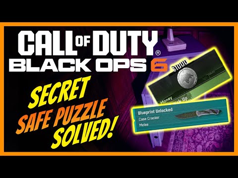 Black Ops 6 Safehouse Secret Safe Puzzle Cracked !Get $1000!